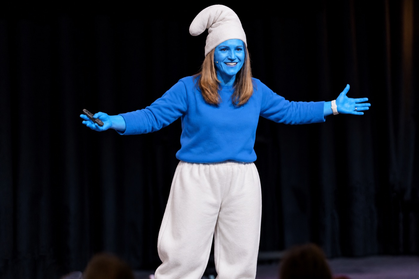 Welcome Smurf preaching