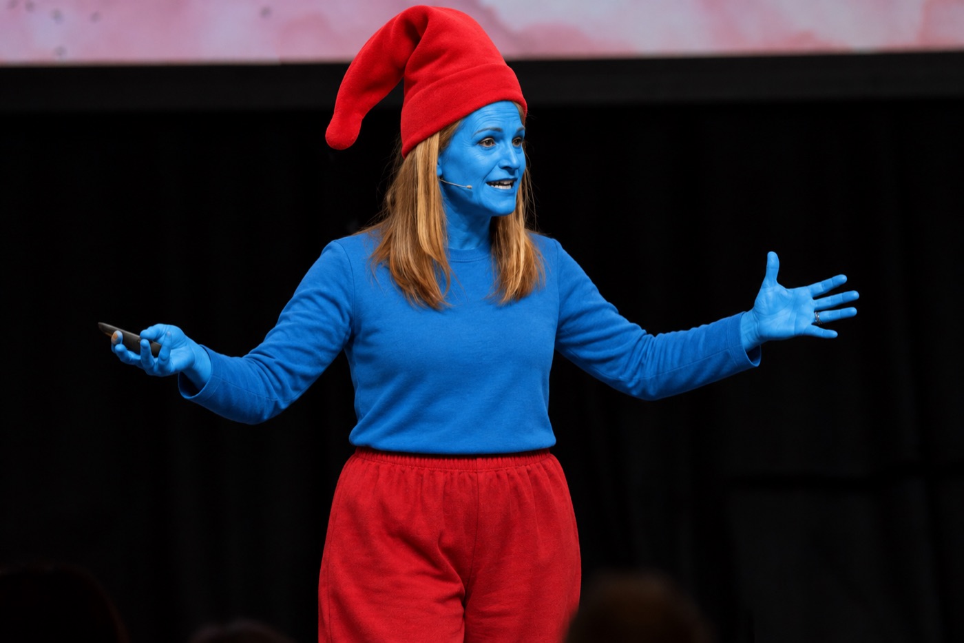 Welcome Smurf preaching